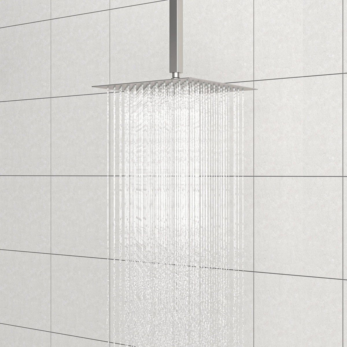Premium 8" Ceiling Mounted Shower Arm With Flange, photo 11 of 18