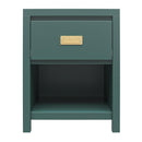 Haven - 1 Drawer Nightstand - Green by HouseOfZazla