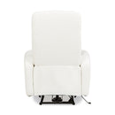 Bloomy - High Back Power Recliner Motion Chair - Chiffon White by HouseOfZazla