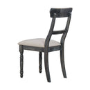 Leventis - Linen Weathered Side Chair (Set of 2) - Light Brown by HouseOfZazla