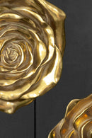 Rose Hanging Wall Accents (Set of 2) - Gold by HouseOfZazla