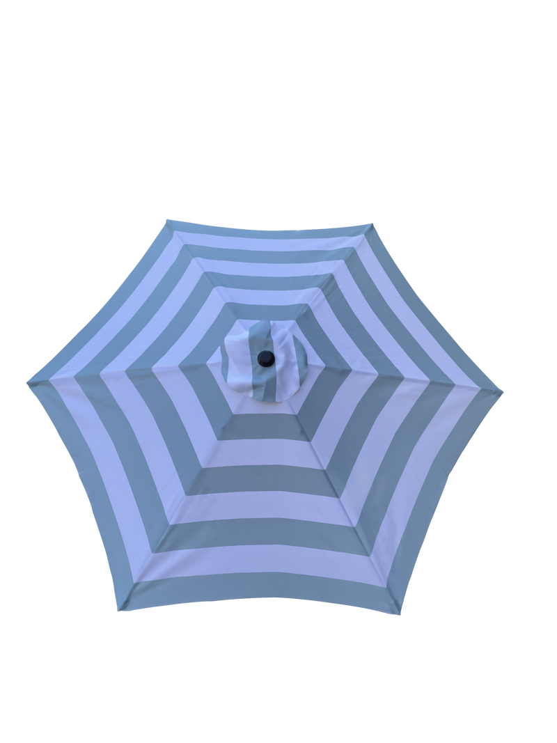 9FT UMBRELLA Ice Blue Stripe