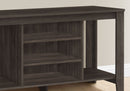 TV Stand, Console, Media Entertainment Center, Versatile Storage Shelves by HouseOfZazla