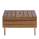 TOPMAX 8-Piece Acacia Wood Outdoor Patio Sofa Set by HouseOfZazla