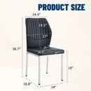 Luxury Simple High Resilience Dining Chair With Metal Legs by HouseOfZazla