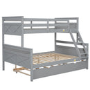 Bunk Bed With Ladder And Safety Guardrail by HouseOfZazla