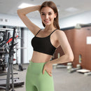 Women Cross Back Sport Bras Padded StrappyÊCrop Open Back Low Impact Bras SexyÊFitnessÊTank Tops with Removable Pads Thin Straps for Gym Yoga Workout