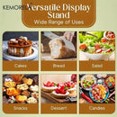 GobekUsa Acacia Wood Cake Tray: Elevate Your Dessert Display