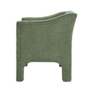 Barrel Accent Chair With Enclosed Arms by HouseOfZazla