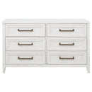 Inverness - 6 Drawer Bedroom Dresser - White