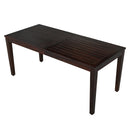 Acacia Wood Outdoor Dining Table And Chairs Suitable For Patio, Balcony Or Backyard