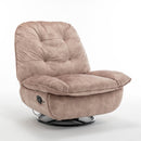 Modern Swivel Gliding Recliner Chair With Rocking Function And Phone Holder, Large Comfortable by HouseOfZazla