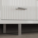 TV Stand With Slatted Drawers