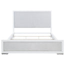 Gracemont 57-inch California King Panel Bed Grey and White