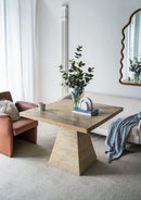 Square Dining Table With Pedestal Base by HouseOfZazla