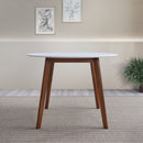 Dining Table - Brown / White by Unique Piece Furniture
