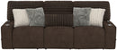 Zen - Power Reclining Sofa With CR3 Heat/Massage/Zero Gravity - Chocolate