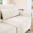 Elegant Sofa With Ergonomic Design And Lumbar Pillows by HouseOfZazla