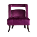 Salvador Velvet Armless Accent Chair