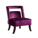 Salvador Velvet Armless Accent Chair