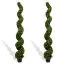Artificial Outdoor UV Resistant Plastic Boxwood Topiary Spiral Tree by HouseOfZazla