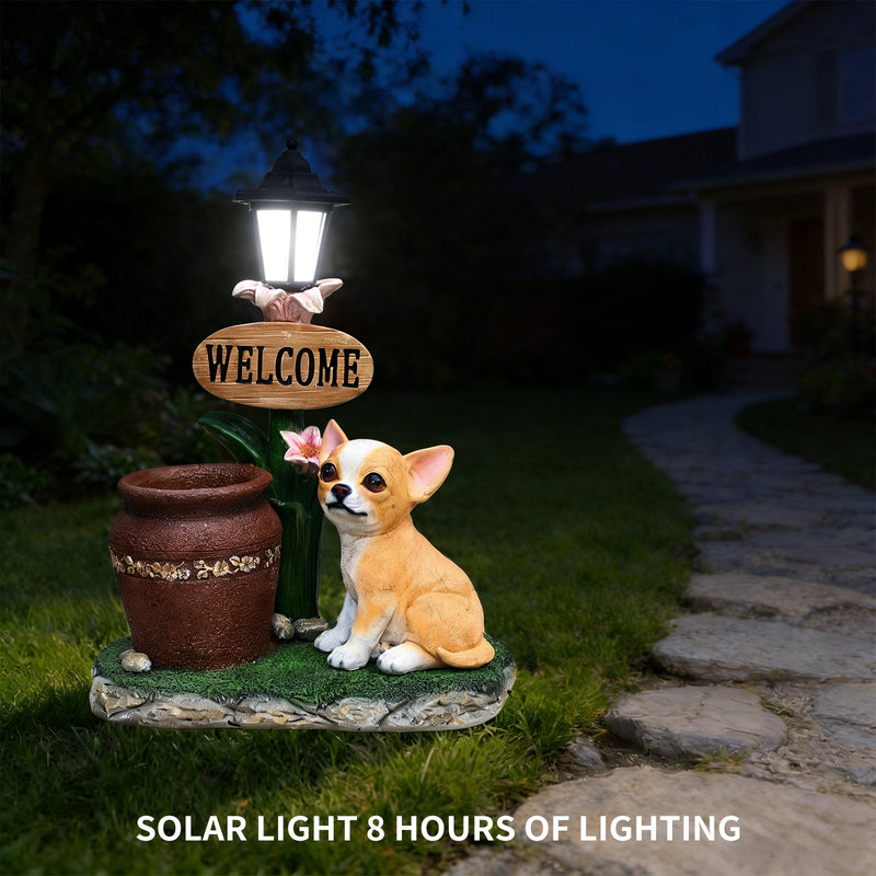 Sitting Corgi Dog Planter Outdoor Decor, photo 7 of 10