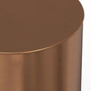 Curtis - Ombre Metal Cylinder Accent Table by Unique Piece Furniture