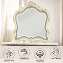 Chantelle - Mirror - Pearl White Finish by Unique Piece Furniture