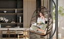Khaki Hanging Swing Egg Chair