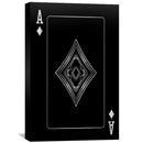 Ace of Diamonds - Silver Canvas