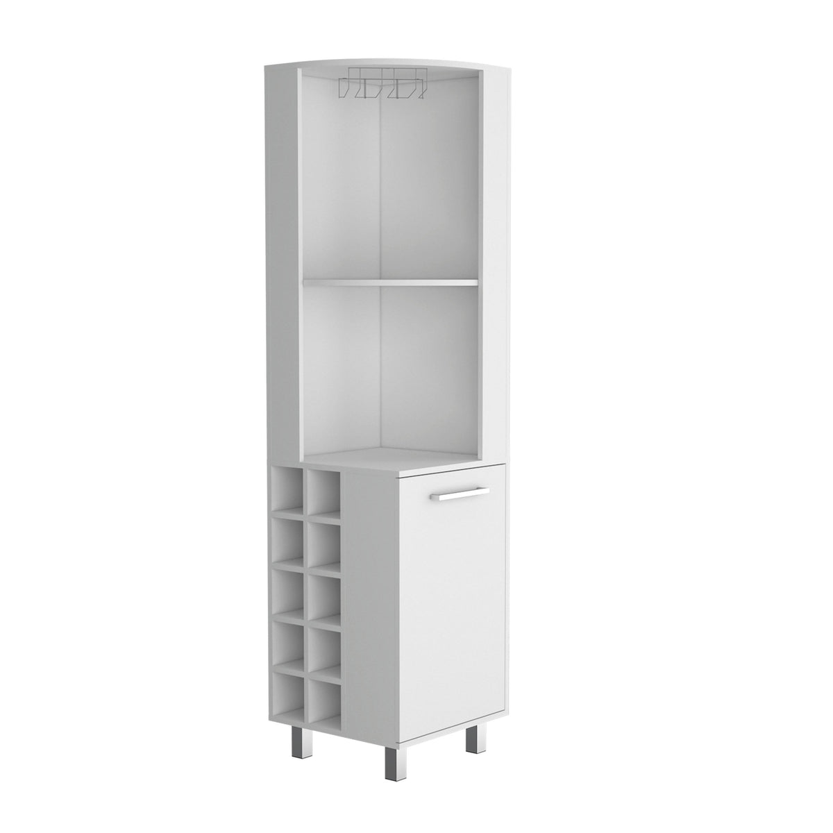 Kaia 70" Tall Corner Bar Cabinet, photo 2 of 8