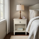 Victoria - Nightstand With Open Storage by HouseOfZazla