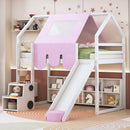 Loft Bed With House Shaped Frame And Tent by Unique Piece Furniture