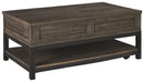 Johurst - LIFT TOP COCKTAIL TABLE - Grayish Brown
