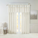 Lightweight Faux Silk Valance With Beads