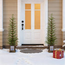 4Ft Pre Lit Artificial Christmas 2 Piece Set - Green by HouseOfZazla