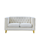3-seater + 2-seater Combination sofa.BEIGE VELVET