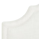 Catherine Upholstered King Headboard, Antique