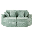 Boneless Design Upholstered Sofa Bed With Cup Holders by Unique Piece Furniture