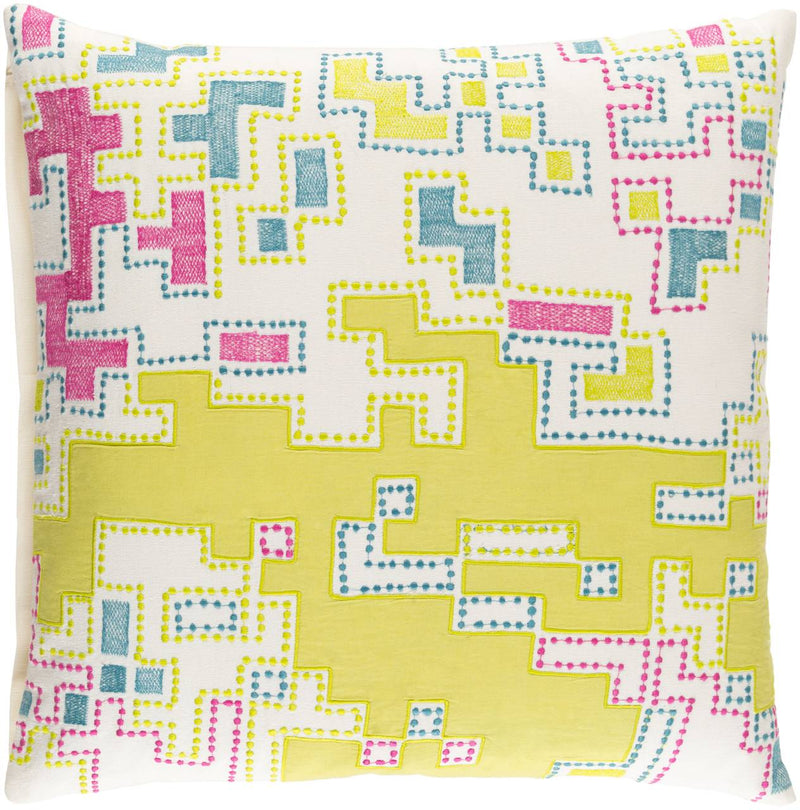 Longirod Bright Yellow Pillow Cover