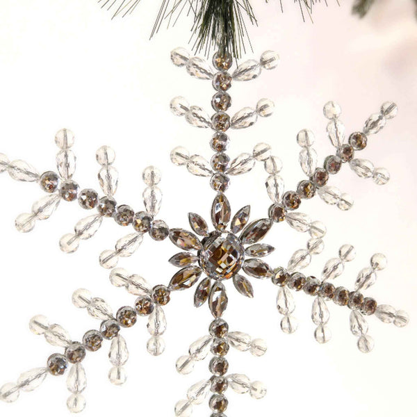 Acrylic Beaded Snowflake, photo 2 of 2
