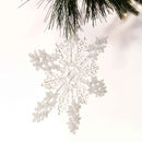 Acrylic Glitter Snowflake by Lee Display