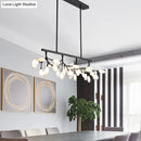 GobekUsa Acrylic Island Lighting Fixture: Simplicity Design with 36 Bulbs - Perfect for Dining Rooms!