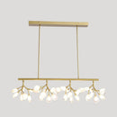 GobekUsa Acrylic Island Lighting Fixture: Simplicity Design with 36 Bulbs - Perfect for Dining Rooms!