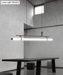GobekUsa Acrylic Island Pendant Light: Sleek Pole Design with LED: Perfect for Dining Room
