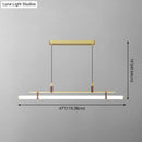 GobekUsa Acrylic Island Pendant Light: Sleek Pole Design with LED: Perfect for Dining Room
