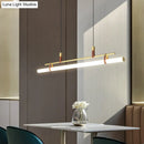 GobekUsa Acrylic Island Pendant Light: Sleek Pole Design with LED: Perfect for Dining Room