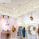 GobekUsa Acrylic Leaf-Shaped LED Hanging Light Fixture for Dining Room - Modern Island Lighting