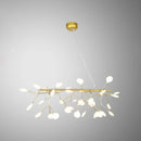 GobekUsa Acrylic Leaf-Shaped LED Hanging Light Fixture for Dining Room - Modern Island Lighting