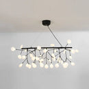 GobekUsa Acrylic Leaf-Shaped LED Hanging Light Fixture for Dining Room - Modern Island Lighting